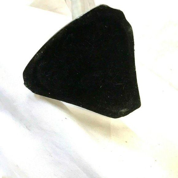 Vtg. Chrome Metal Hand Jewelry Ring Display 15" - Picture 6 of 7